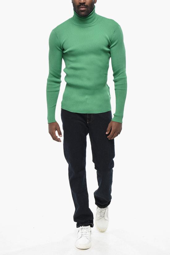  오프화이트 터틀넥 OMHF041F22KNI0015050 Green - OFF WHITE