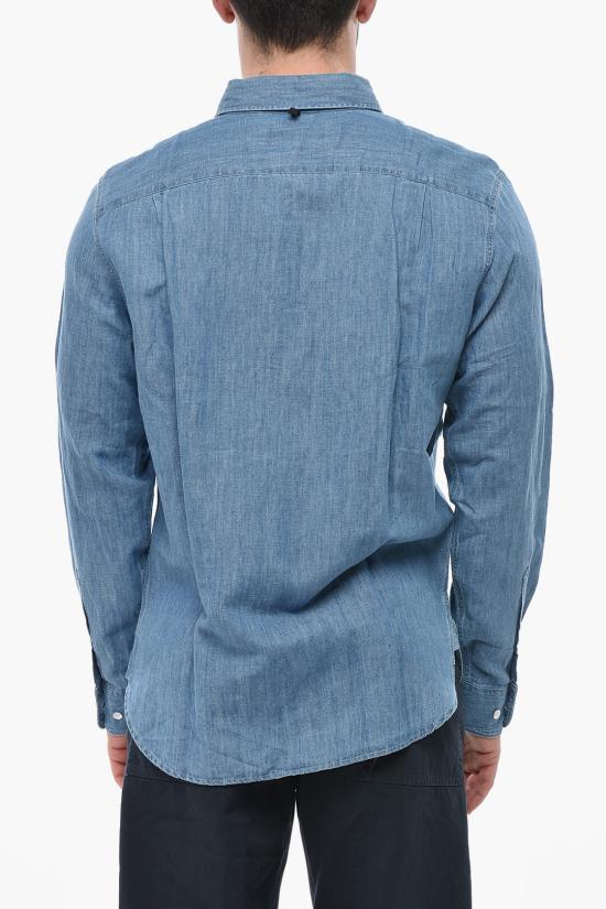  랙앤본 긴팔 셔츠 MBW24PA001LBML LTINDG Blue - RAG & BONE