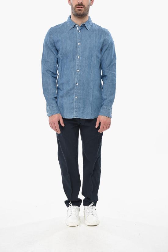  랙앤본 긴팔 셔츠 MBW24PA001LBML LTINDG Blue - RAG & BONE