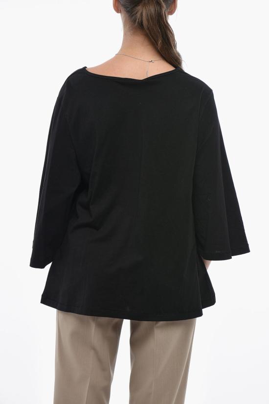  바이말렌비거 긴팔 티셔츠 102155050 Black - BY MALENE BIRGER