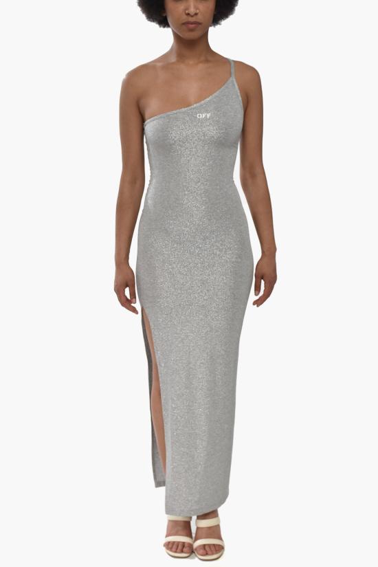  오프화이트 롱 원피스 OWDB53IT24FAB0017201 Silver