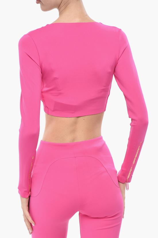  오프화이트 긴팔 티셔츠 OWVO072S23JER0013200 Pink - OFF WHITE