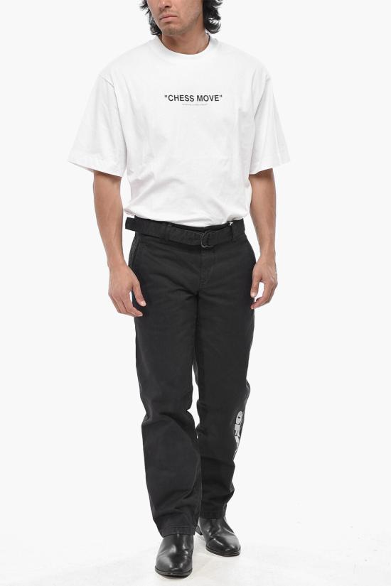 오프화이트 치노 팬츠 OMCG008F185150251001 Gray - OFF WHITE