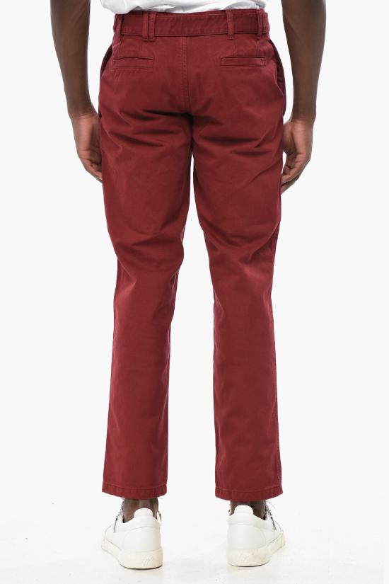  오프화이트 치노 팬츠 OMCG008F185150252401 Red - OFF WHITE