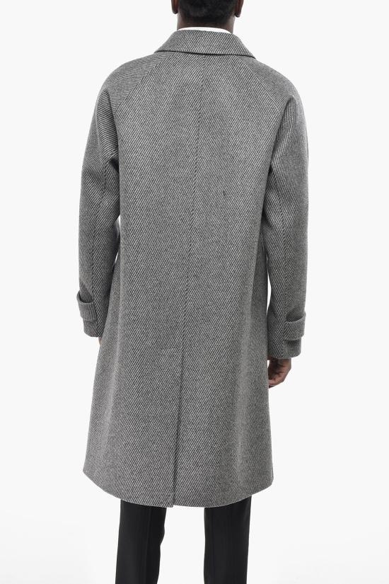  오피신 제네랄 코트 W24MCTS656 MID GREY Gray - OFFICINE GENERALE