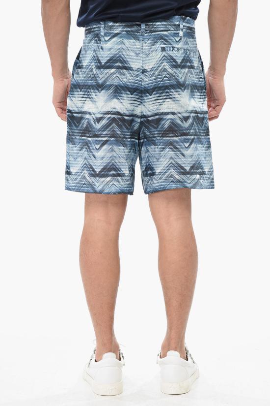  미소니 숏팬츠 US25SI0BBW00VV S72JM Blue - MISSONI