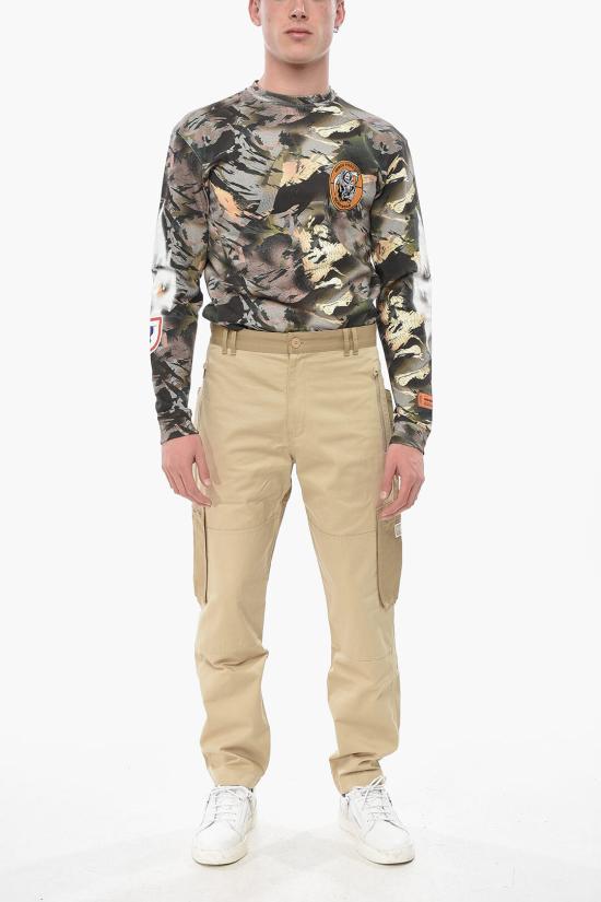  겐조 카고 팬츠 FE65PA112 9CA 11 Beige - KENZO