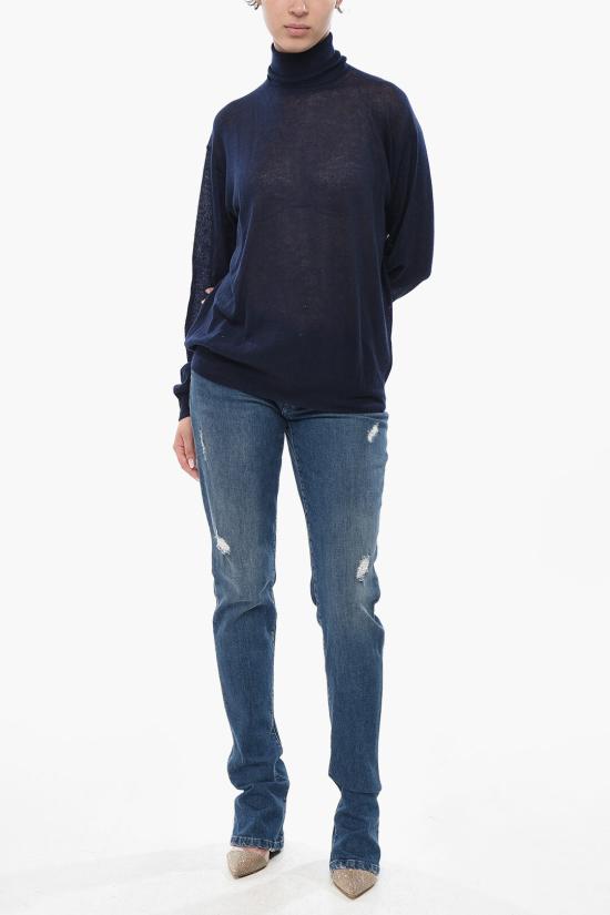  프라다 터틀넥 P26505 S OOO14O5F0008 Blue - PRADA