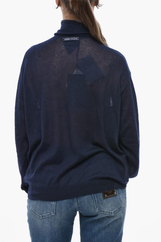  프라다 터틀넥 P26505 S OOO14O5F0008 Blue - PRADA