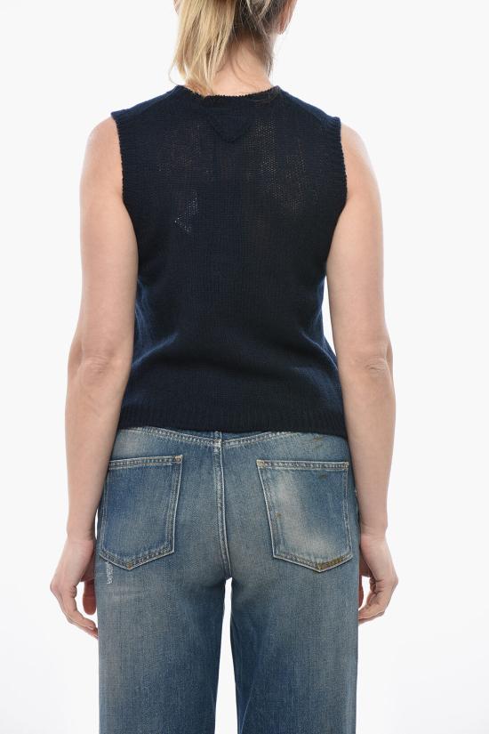  프라다 스웨터 P29A96 S OOO14KDF0008 Blue - PRADA