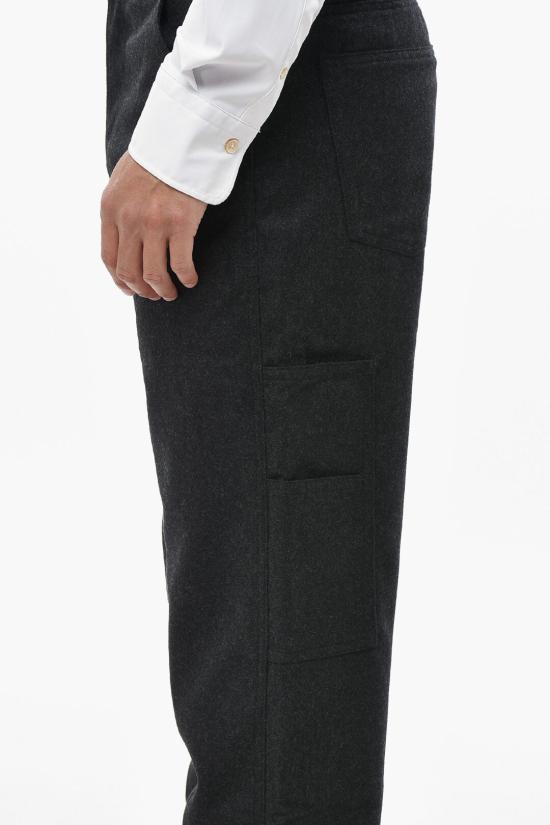 드리스 반 노튼 스트레이트 팬츠 242 020924 9211 901 Anthracite - DRIES VAN NOTEN