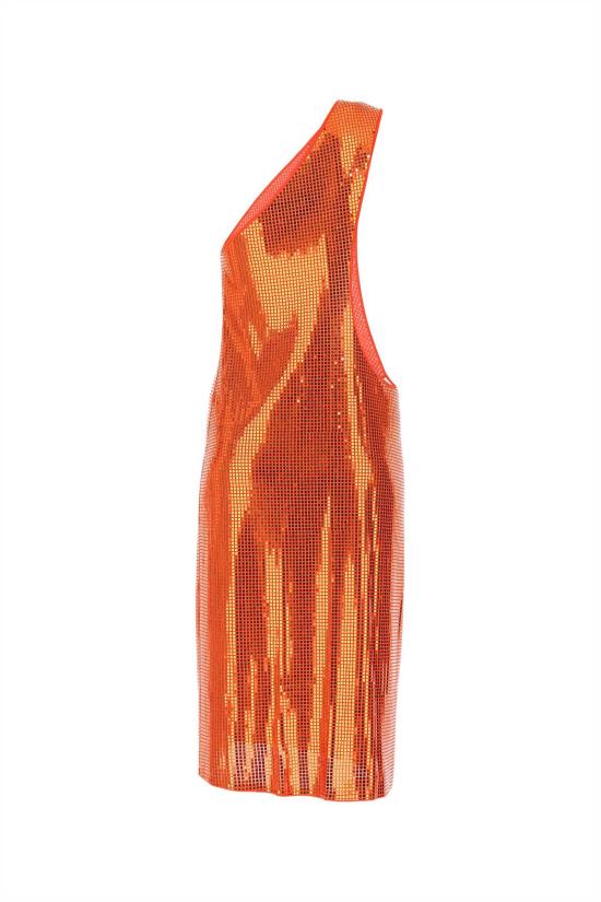  보테가베네타 원피스 620392VKSI0 7582 Orange - BOTTEGA VENETA