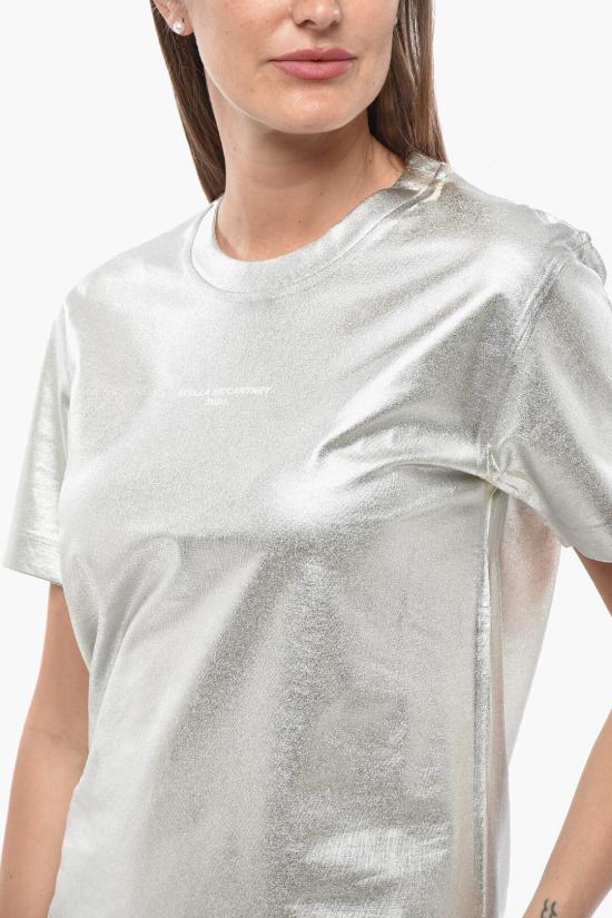  스텔라 맥카트니 반팔 티셔츠 602907 SPW47 7207 Silver - STELLA MCCARTNEY