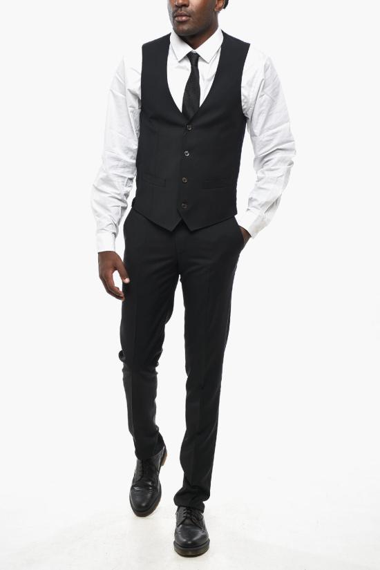  꼬르넬리아니 수트 자켓 87C082 1114136 020 Black - CORNELIANI