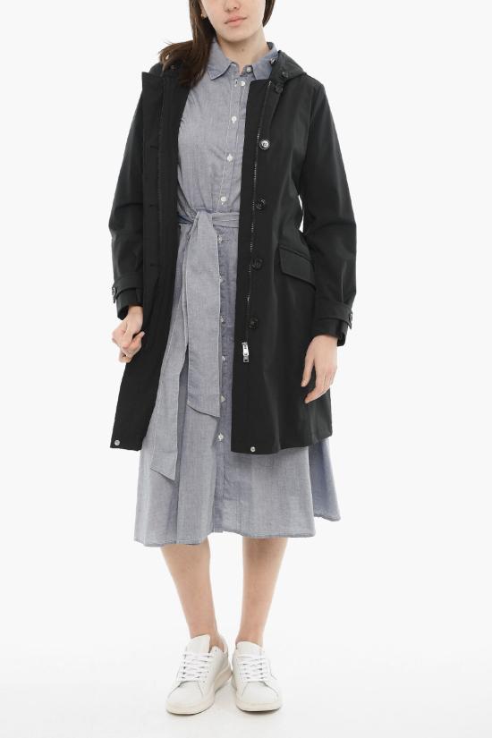  울리치 트렌치 코트 CFWWOU0596FRUT0102 100 Black - WOOLRICH