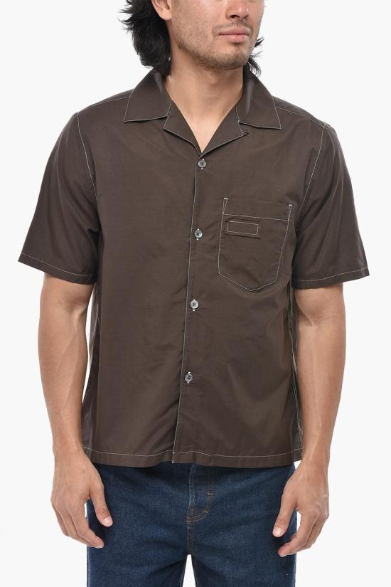  베르너 퀼 긴팔 셔츠 3 72S22 066 Brown