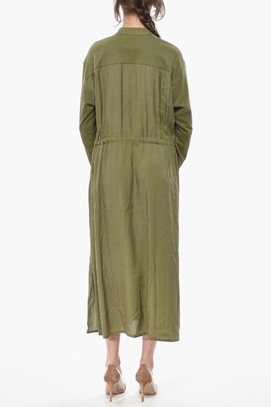  울리치 롱 원피스 CFWWDR0035FRUT2093 6168 Green - WOOLRICH