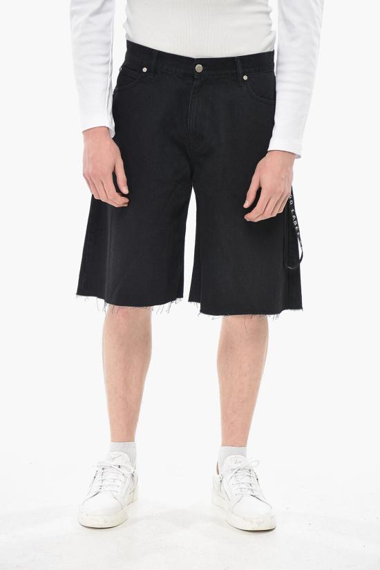  44레이블 데님 숏팬츠 B0030569FA577099 Black