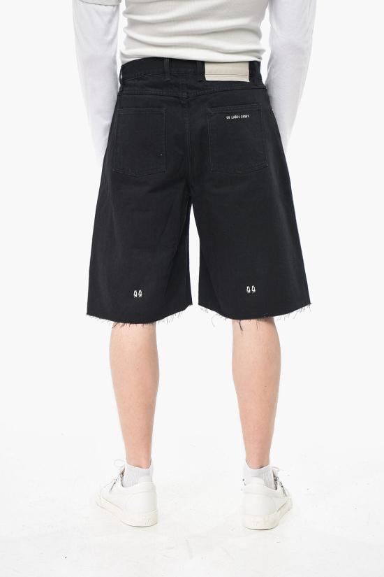  44레이블 데님 숏팬츠 B0030569FA577099 Black - 44 LABEL