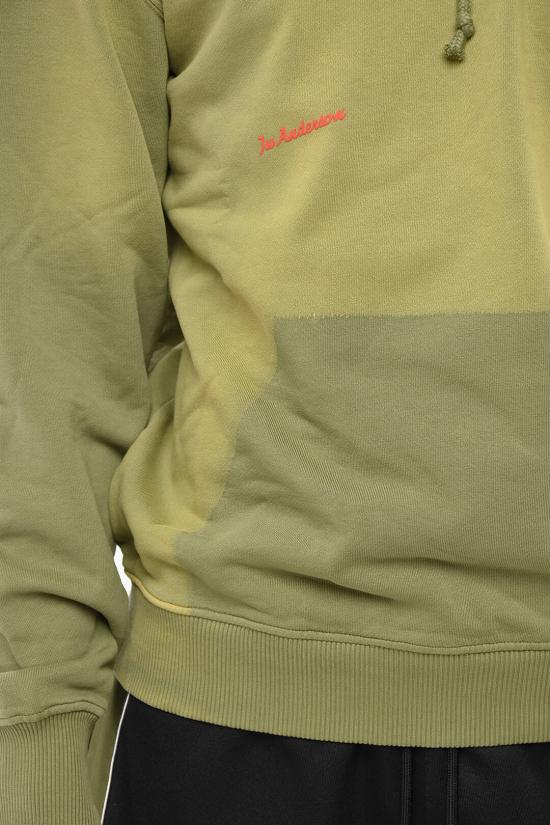  JW앤더슨 후드 티셔츠 JW0237PG1801595 Green - JW ANDERSON