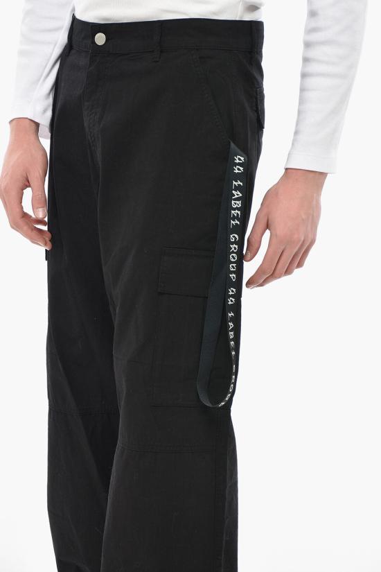  44레이블 카고 팬츠 B0030570FA574099 Black - 44 LABEL