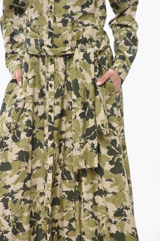 울리치 롱 원피스 CFWWDR0097FRUT3048 6562 Green - WOOLRICH