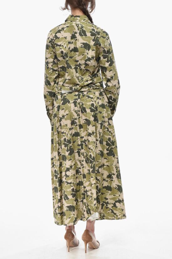  울리치 롱 원피스 CFWWDR0097FRUT3048 6562 Green - WOOLRICH