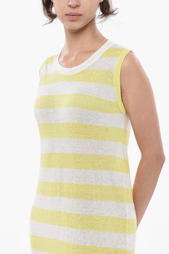  울리치 롱 원피스 CFWWDR0048FRUF0310 2103 Bianco Giallo - WOOLRICH