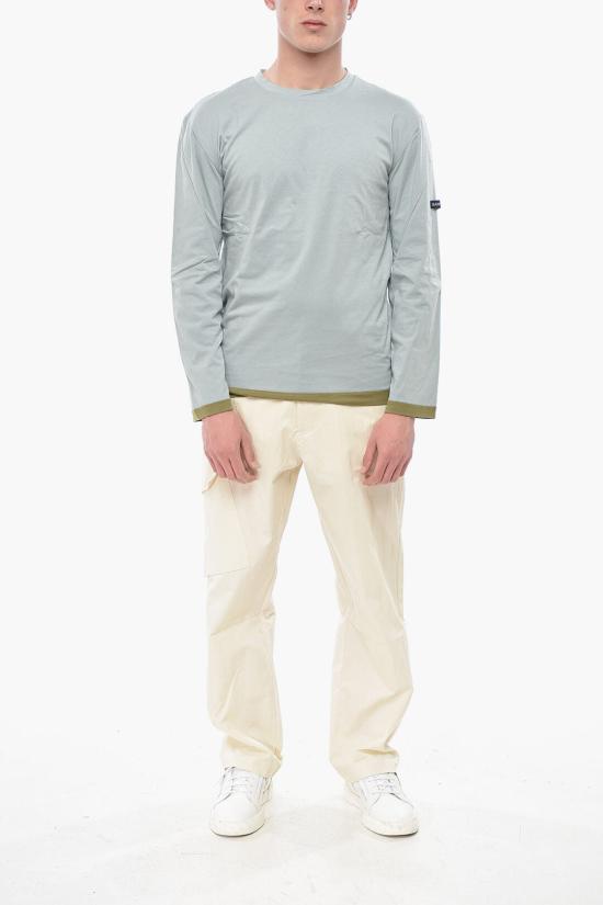  나마체코 긴팔 티셔츠 NS253200N1219 5005 Light blue - NAMACHEKO