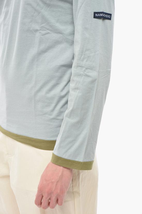 나마체코 긴팔 티셔츠 NS253200N1219 5005 Light blue - NAMACHEKO