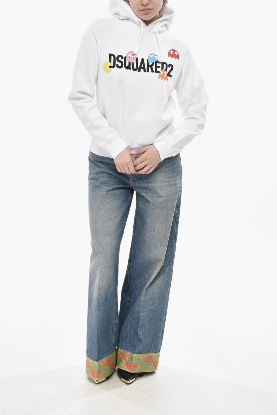  디스퀘어드2 후드 티셔츠 S71GU0637S25516100 White - DSQUARED2