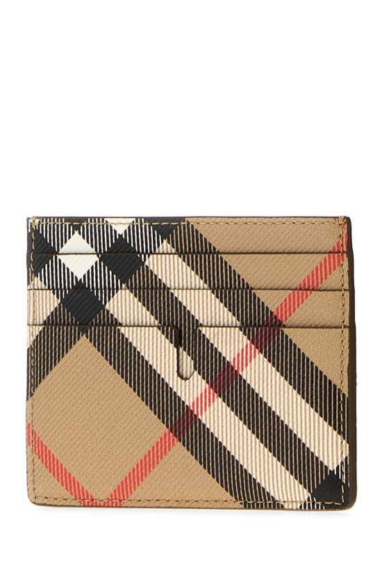 26FW 버버리 체크 샌돈 카드 홀더 월렛 8112305 A2021 Checked - BURBERRY