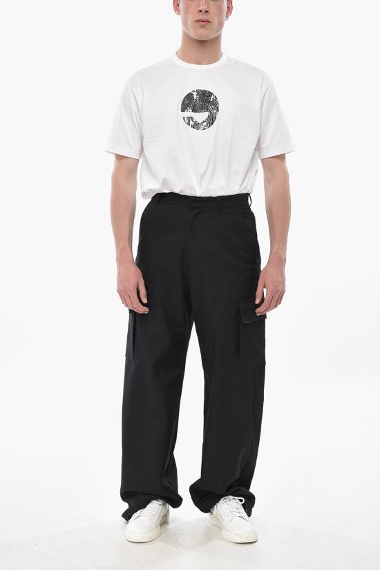  오프화이트 트레이닝/조거 팬츠 OMCF037F23 FAB004 1010 Black - OFF WHITE