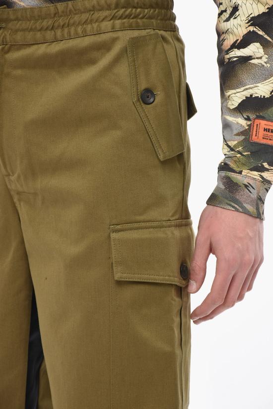  웨일즈보너 스트레이트 팬츠 MA24TR01CO04 700 Military Green - WALES BONNER