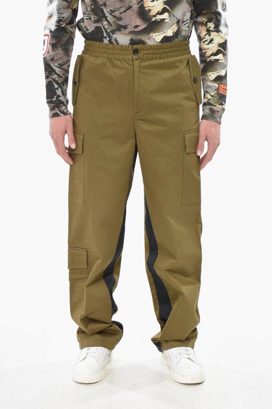  웨일즈보너 스트레이트 팬츠 MA24TR01CO04 700 Military Green