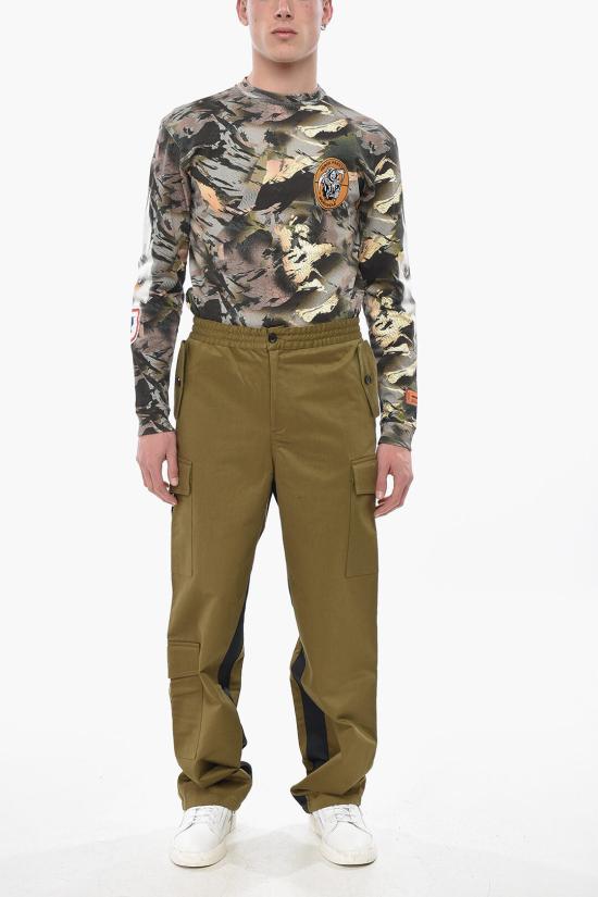  웨일즈보너 스트레이트 팬츠 MA24TR01CO04 700 Military Green - WALES BONNER