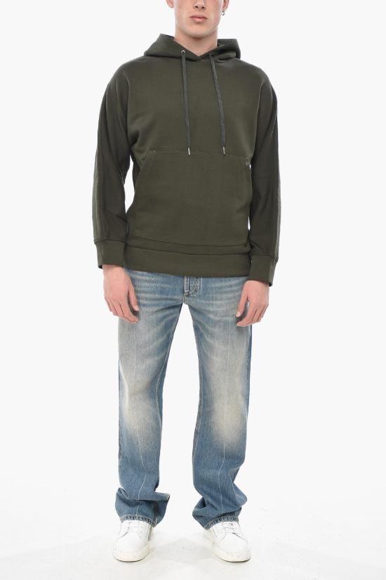  헬무트랭 후드 티셔츠 O09HM502FFW Military Green - HELMUT LANG
