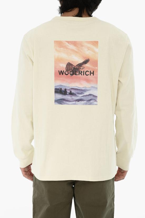  울리치 긴팔 티셔츠 CFWOTE0068MRUT2924 8001 White - WOOLRICH