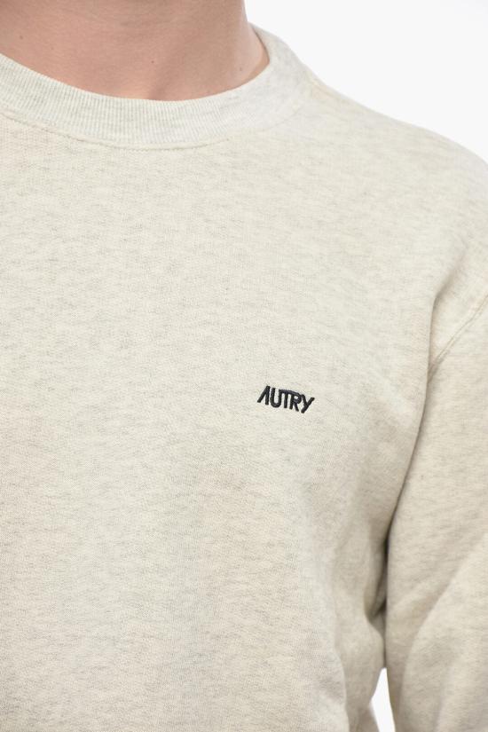  오트리 긴팔 티셔츠 SWPMA1JMJERSEYMELANGE Gray - AUTRY