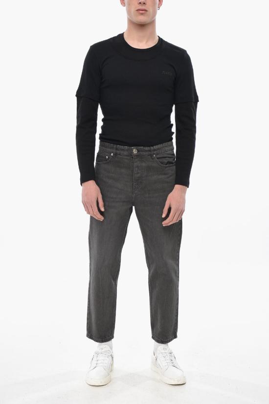  아미 테이퍼드 핏 진 HTR103CO0037 001 Black - AMI