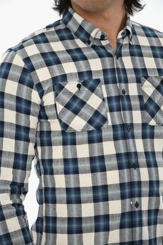  울리치 긴팔 셔츠 COWOCAM0645IC02 3898 Blue - WOOLRICH