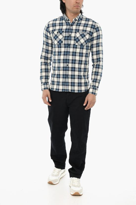 울리치 긴팔 셔츠 COWOCAM0645IC02 3898 Blue - WOOLRICH