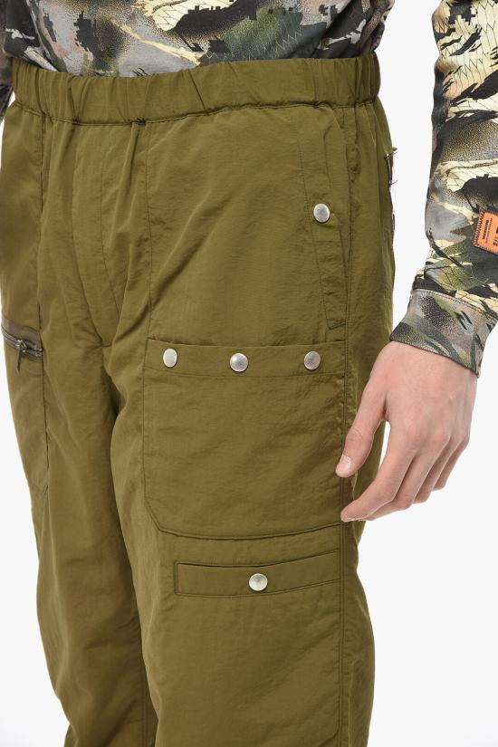  언더커버 스트레이트 팬츠 UP1D4508 1KHAKI Military Green - UNDERCOVER