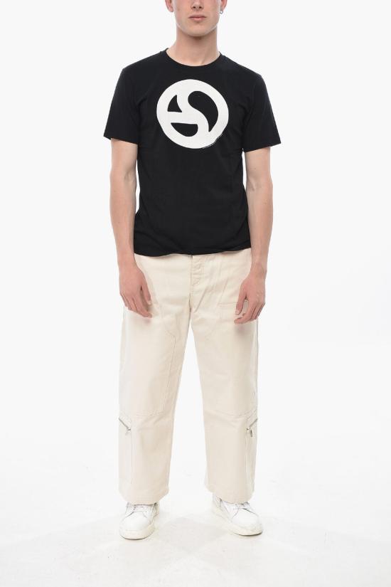 아크네 스튜디오 로고 티셔츠 CL0265900 Black - ACNE STUDIOS