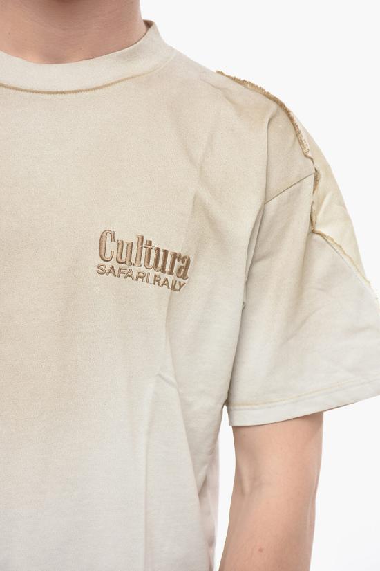  쿨투라 반팔 티셔츠 S25CULT A008 WHITE Beige - CULTURA