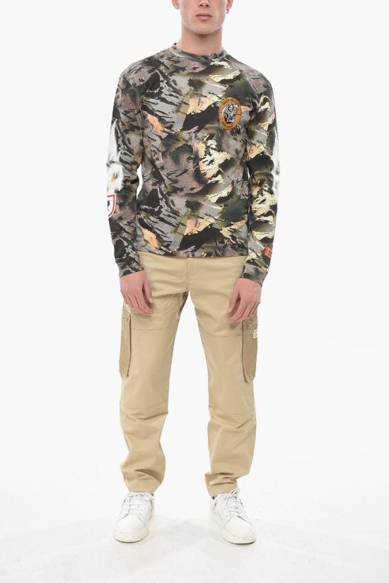  헤론 프레스톤 긴팔 티셔츠 HMAB021S22JER0015901 Military Green - HERON PRESTON