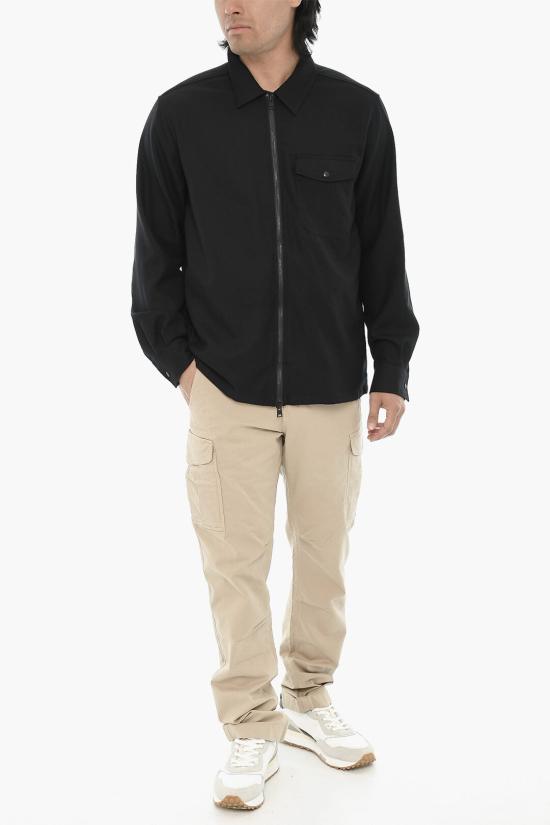  울리치 긴팔 셔츠 CFWOOS0060MRUT2996 3989 Midnight blue - WOOLRICH