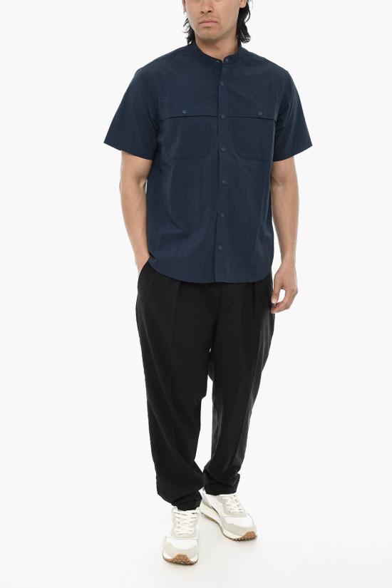  울리치 반팔 셔츠 CFWJSI0019MRUT2760 N Blue - WOOLRICH
