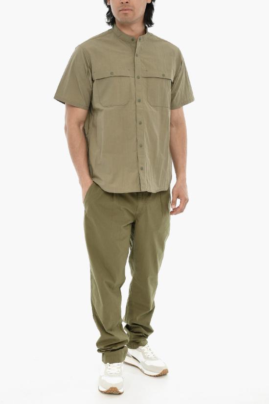  울리치 반팔 셔츠 CFWJSI0019MRUT2760 OL Green - WOOLRICH