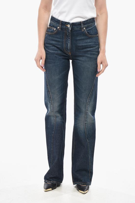 살바토레 페라가모 데님 팬츠 13E909 P 775887 DISTRESSED Blue